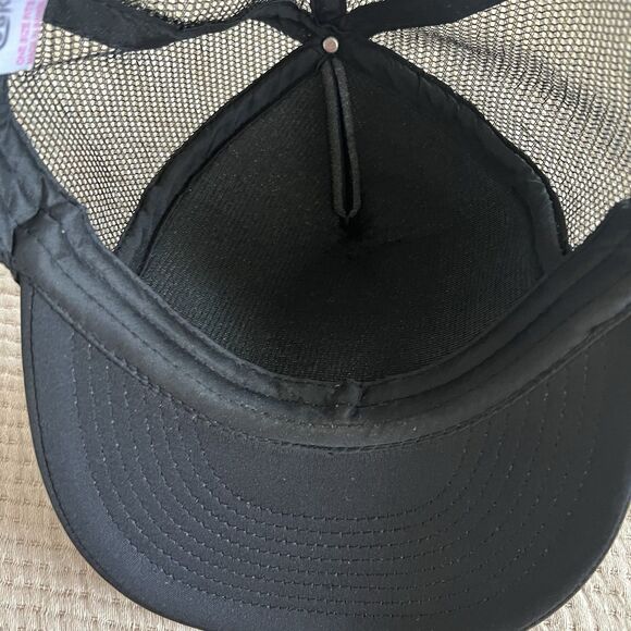 Hawaiian Taro Snapback Trucker Hat Cap Womens Black Kalo Aloha Surfer One Size - Picture 8 of 8